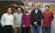 The Oasis leadership team. From left: Rock Lo, Jeff Taguchi, Karen Pearson, Will Smit, Jon Wright (Photo: Michael Wijaya) 