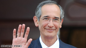 President Alvaro Colom says the dead lawyer's claim was intended to cause "political chaos" (Photo: CNN)