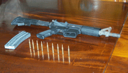 illegal guns, like this one found by police in August, is a problem in St. Vincent and the Grenadines.