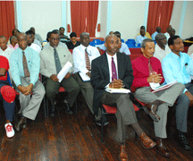 Vincentians listened to the debates at the House of Assembly and via radio, television and the Internet. (Photo: Lance Neverson)   