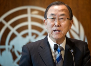 U.N. Secretary-General, Ban Ki-moon. (UN Photo/Mark Garten)